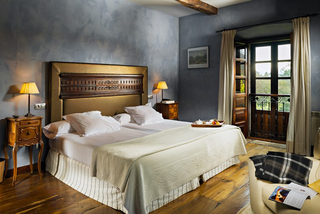 Reportaje fotografías interiores hotel rural en Asturias